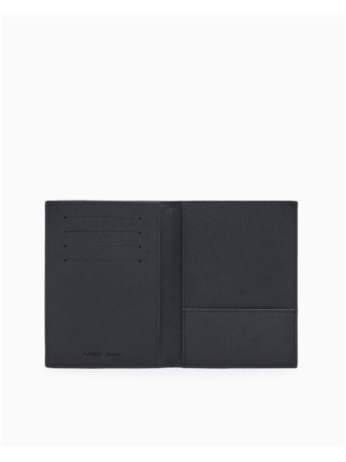 PASSPORT HOLDER EMPORIO ARMANI | EM003910.AF13805UC001 BLACK BEAUTY